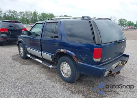 2000 GMC Jimmy Jde W/1Sh/1Sj из США, поврежденный, VIN 1GKDT13W4Y2329979